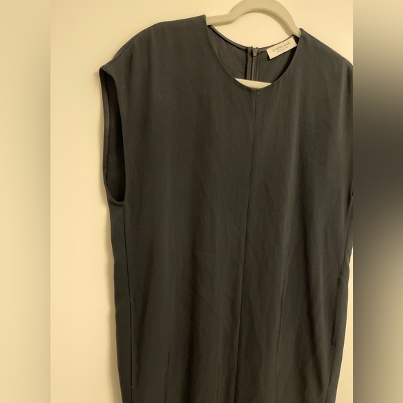 Everlane 100% triacetate dress 00 black quiet luxury neutral minimal modern midi - Picture 9 of 12